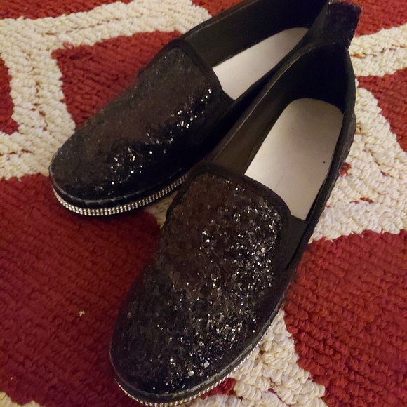Ladies Sparkling Slide in Sneakers size 7 - Picture 3 of 6